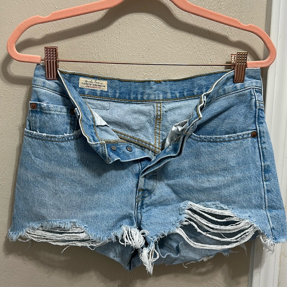 Levi denim shorts